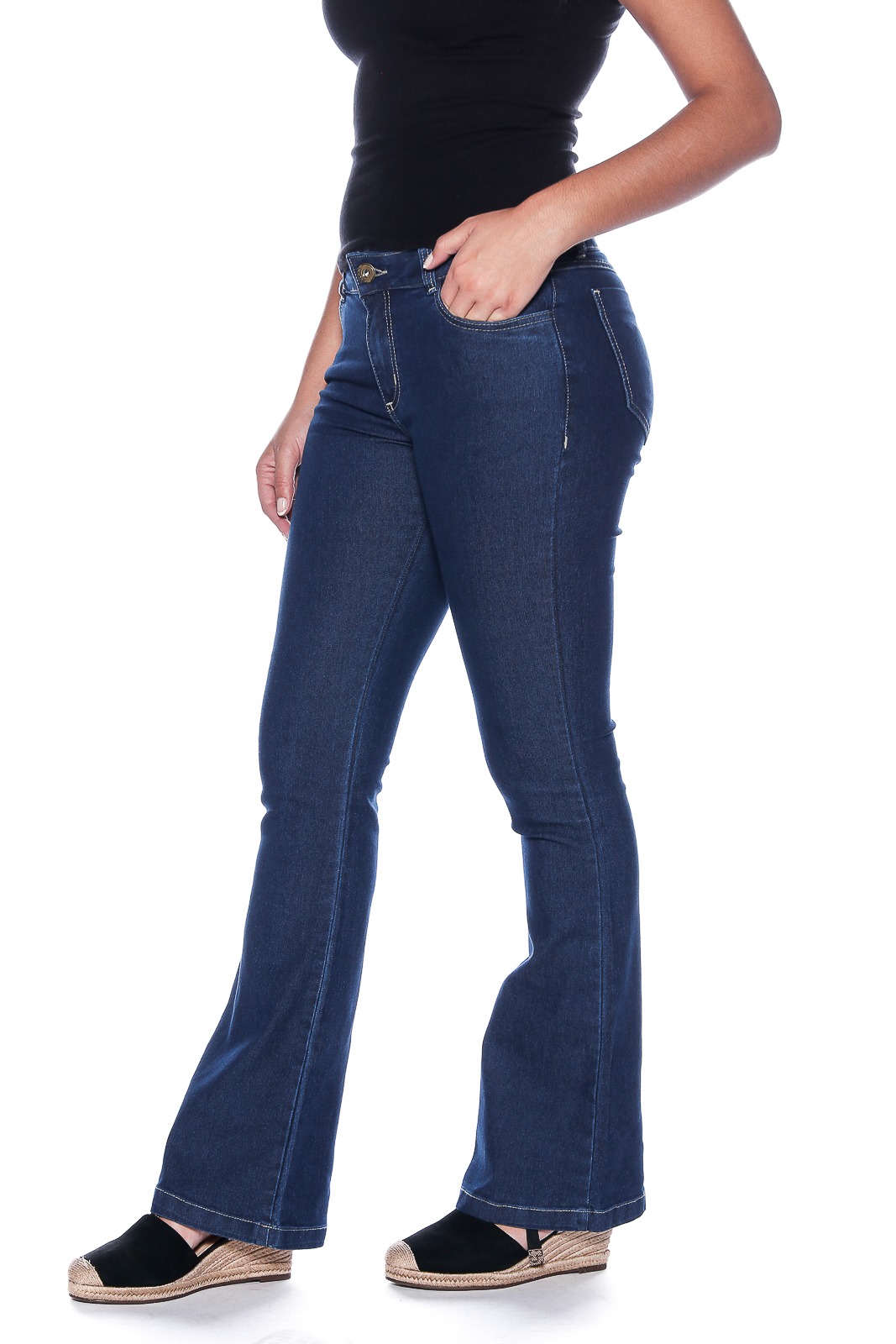 calça jeans macaw skinny cintura alta jane 7864 azul - C&A