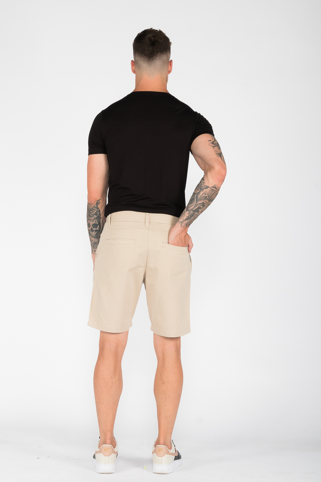 Shorts Seamless Macadâmia - BEGE – AMARO