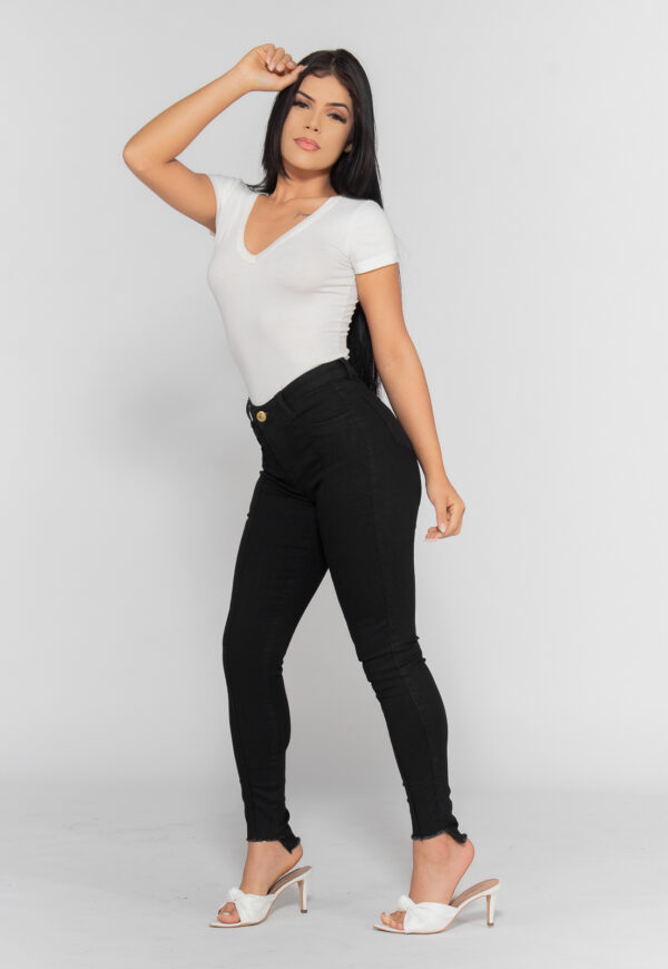 Calça Skinny 1002 Preto Bella Canvas - Image 2