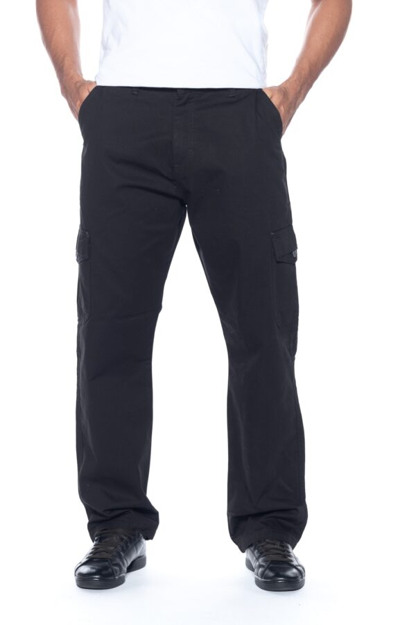 Calça Cargo Macaw Sarja 7657 Preta - Image 6