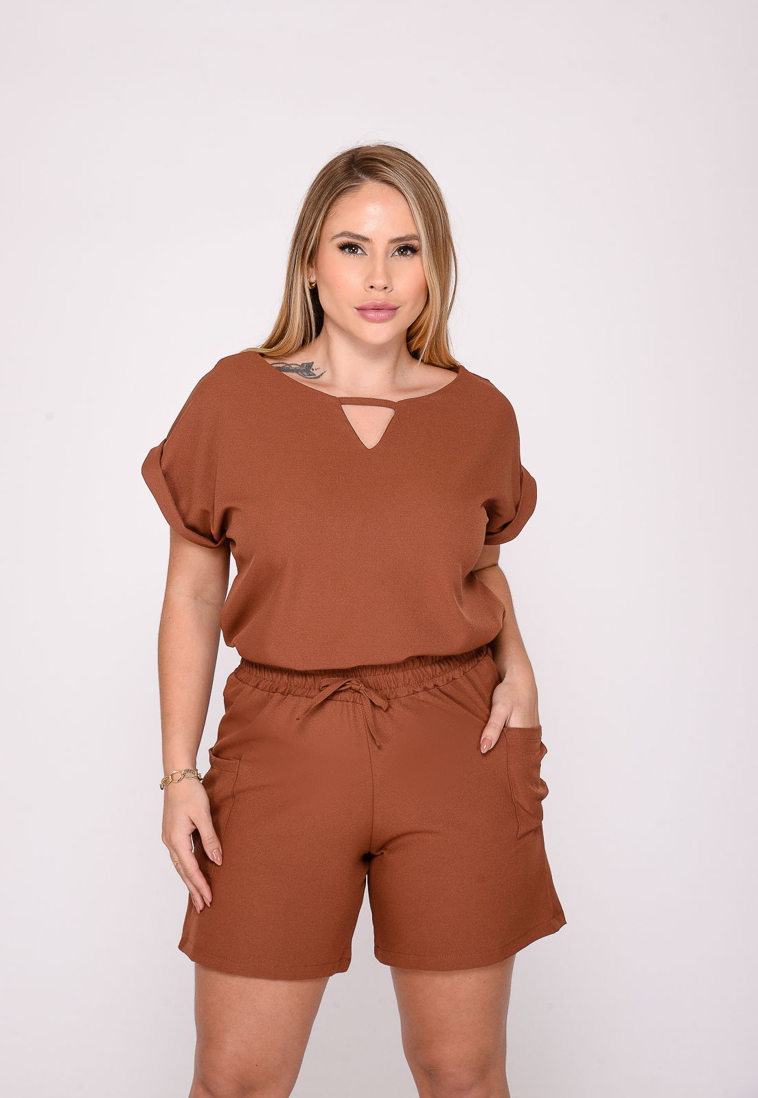 Conjunto Feminino 7949 Brown