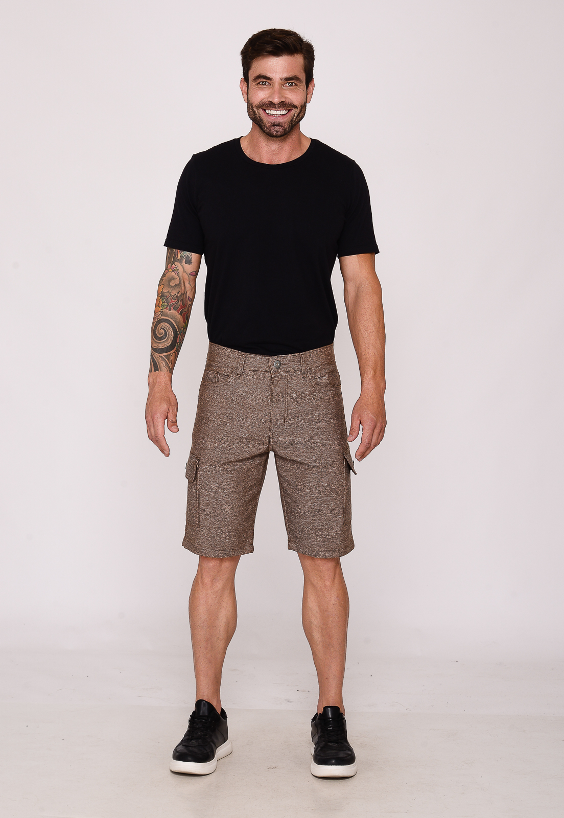 Bermuda Masculina 7950 Marrom