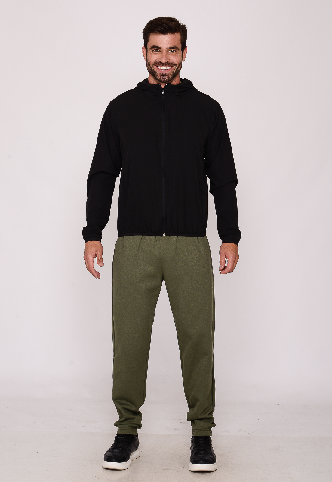 Jaqueta Masculina Corta Vento 7956 Preto