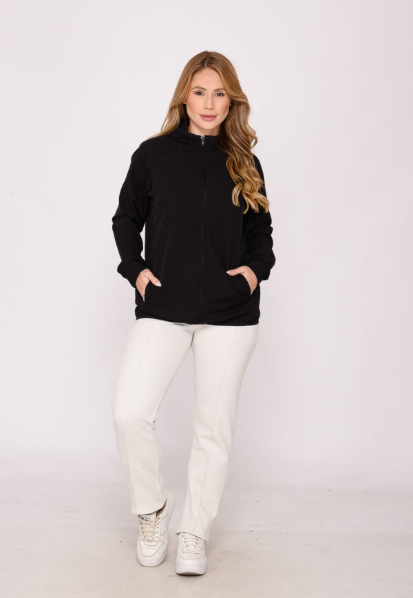 Jaqueta Feminina Corta Vento 7957 Preto