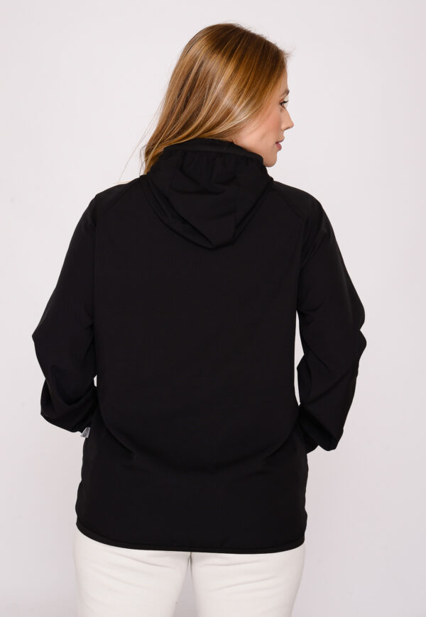 Jaqueta Feminina Corta Vento 7957 Preto - Image 4