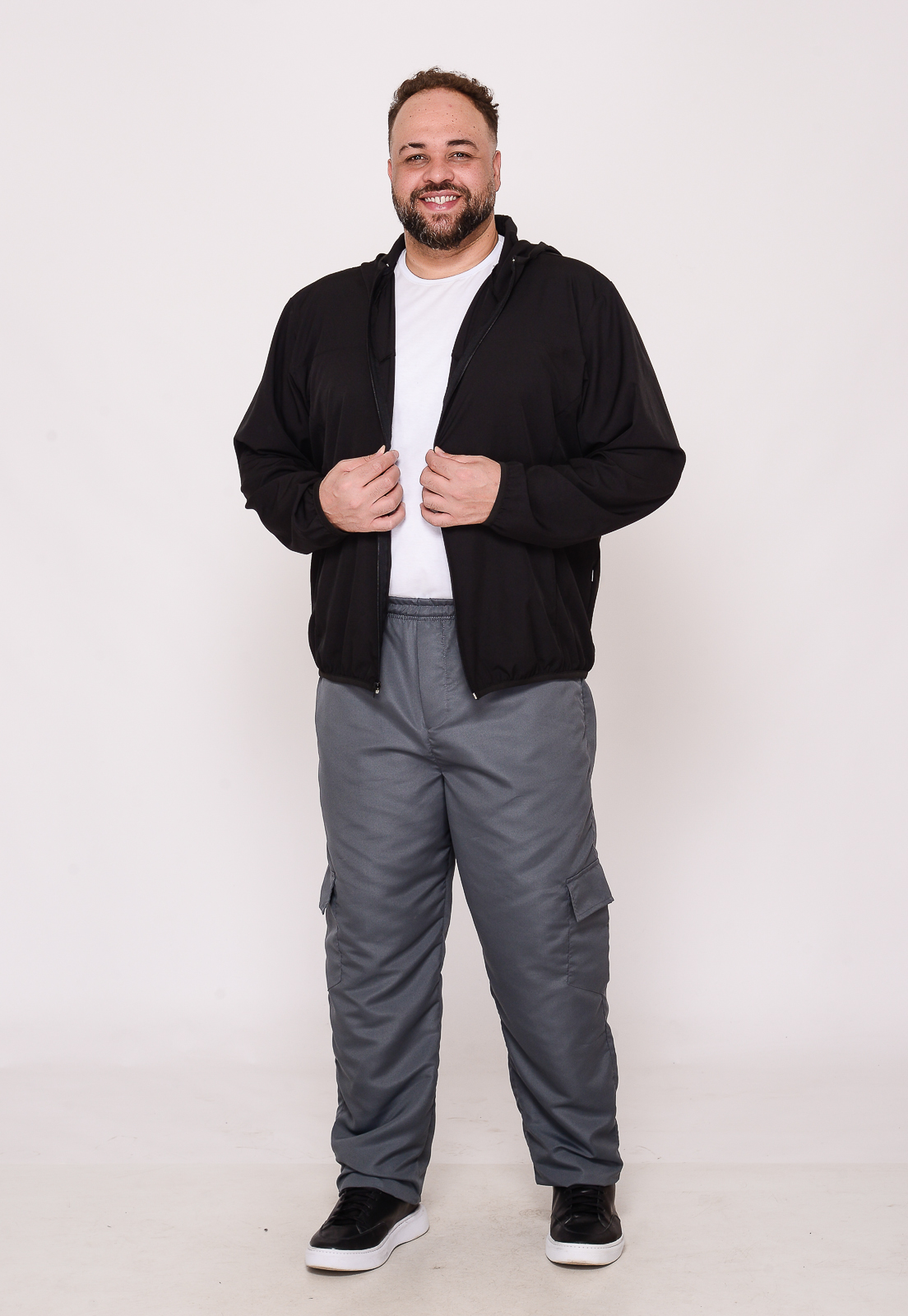 Jaqueta Masculina Big Corta Vento 7959 Preto