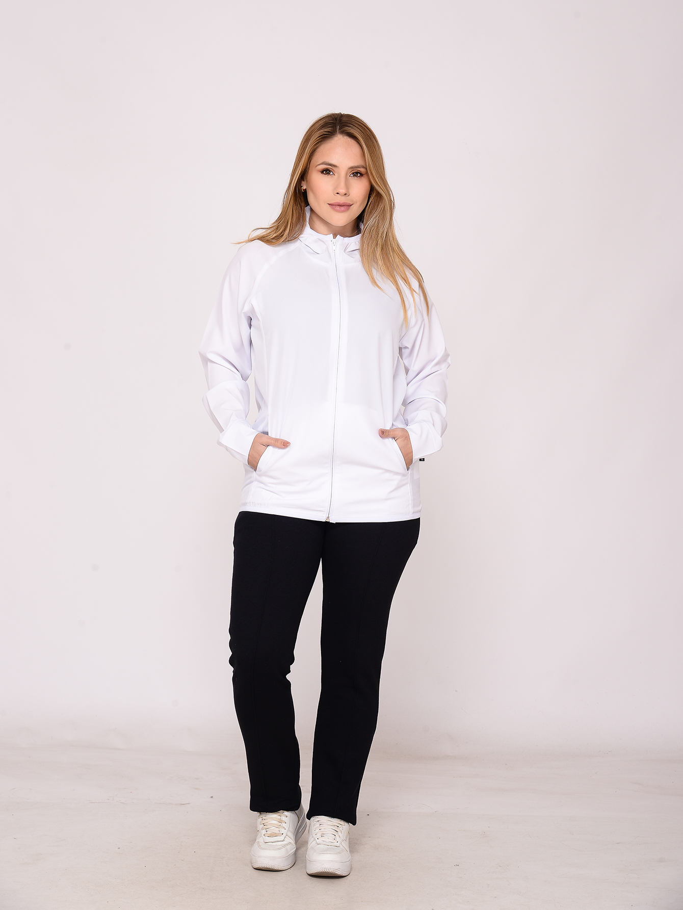 Jaqueta Feminina Corta Vento 7957 Branca