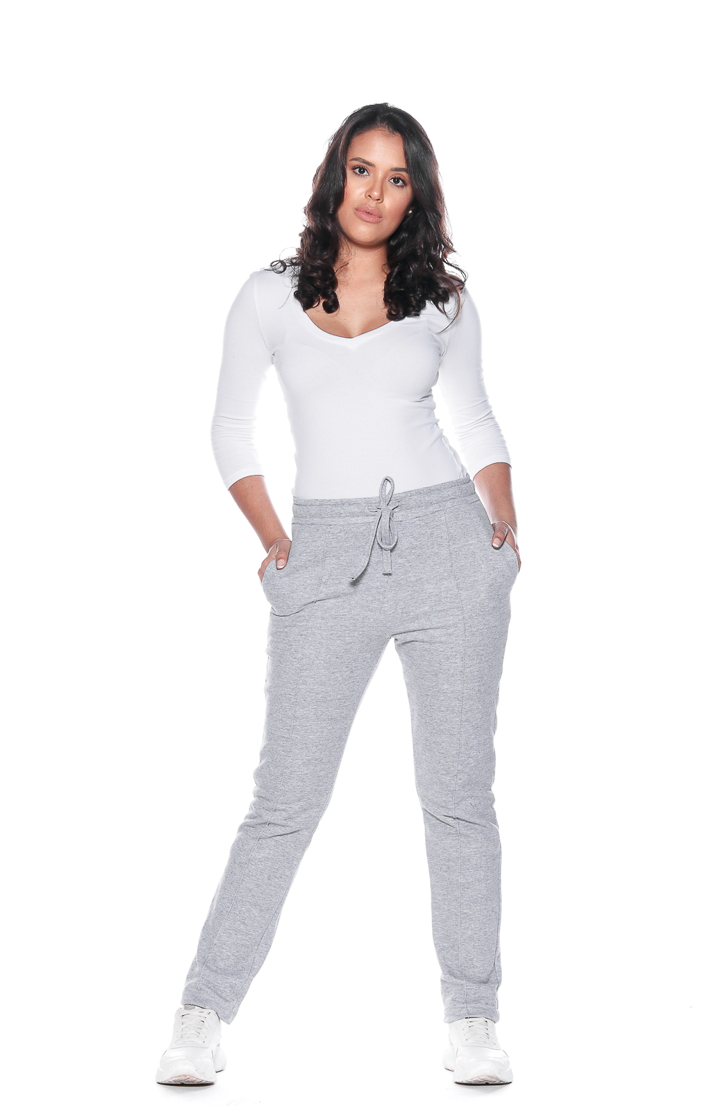 Calça 7860 Cinza Mescla Moletom Bella Canvas - Imagem 2